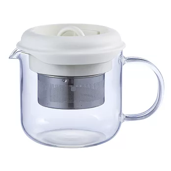 [星巴克]白色耐熱玻璃茶壺