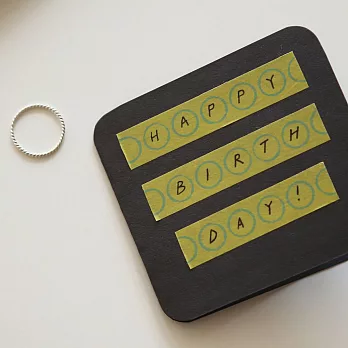 Dailylike 單捲紙膠帶-58 印章圈圈