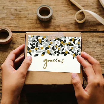 Dailylike 經典時刻明信片卡片V3-12 金繡球