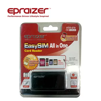 Epraizer(福利品) UCD-270 多合一SIM讀卡機 -黑色黑