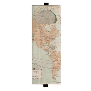 不織布筆袋+束帶/地圖