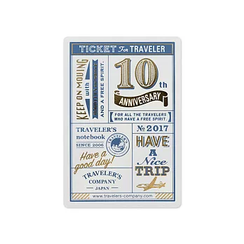 MIDORI TRC Traveler’s Notebook 2017 PAN AM小墊板(限定)-PA