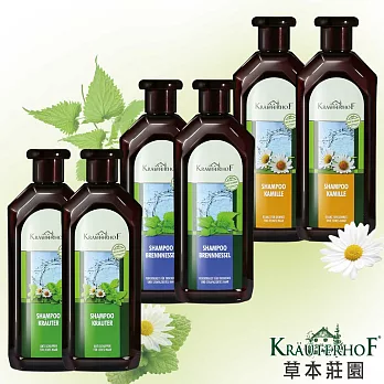【歐森 德國KRÄUTERHOF草本莊園】草本洗髮精六入組 (500ml*6)_複方2洋甘2 蕁麻