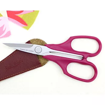 Clover拼布剪刀-紅紫 13CM