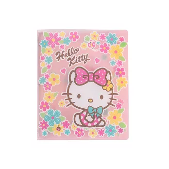 《Sanrio》HELLO KITTY繽紛小花系列3孔式文件夾