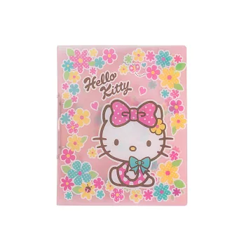 《Sanrio》HELLO KITTY繽紛小花系列2孔式文件夾