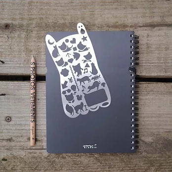 手帳塗鴉尺/淘氣貓咪