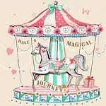 日本Pikka Pikka世界最細纖維毛孔潔淨布/女孩系列_旋轉木馬Carousel