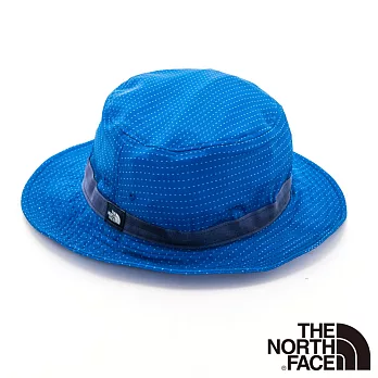 【The North Face】抗UV遮陽帽里蒙藍條紋印花