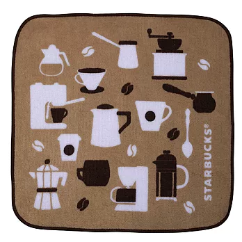 [星巴克]咖啡生活小方巾