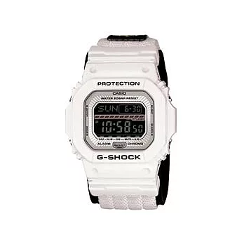 CASIO 視覺饗宴運動腕錶(白)