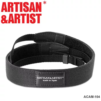 日本 ARTISAN&ARTIST 相機背帶 ACAM-104-黑色 (AA)黑色