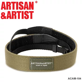 日本 ARTISAN&ARTIST 相機背帶 ACAM-104-卡其色 (AA)