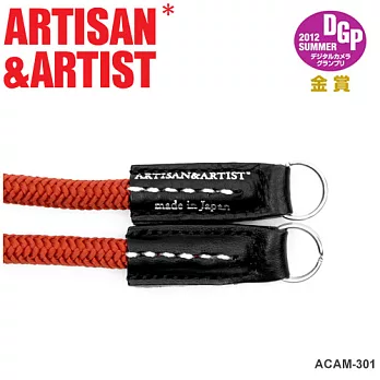 日本 ARTISAN&ARTIST 蠶絲相機背帶 ACAM-301-紅色 (AA)