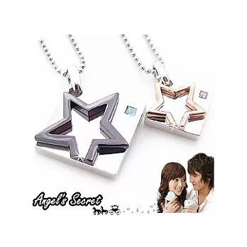 【Angel’s Secret】星燦情緣˙情人對鍊(銀鍊版)