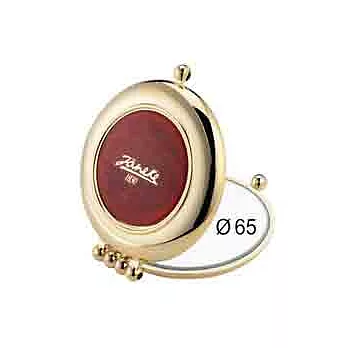 Janeke亞尼佳 義大利原裝進口 琥珀耀眼金隨身鏡