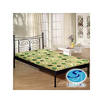 【Saebi-Rer-風尚葉舞】雙人頂級天絲8cm波浪型記憶床墊