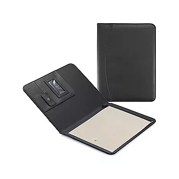 《XDDESIGN》A4皮革對開筆記本(黑)