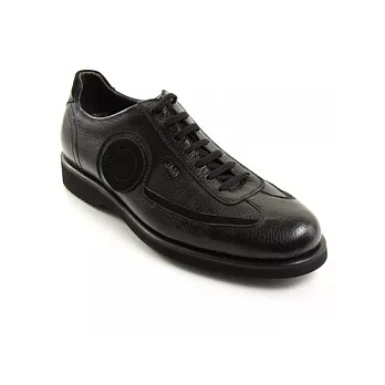 JASS 簡約綁帶休閒鞋-黑色-7號