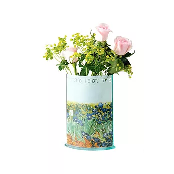 梵谷 鳶尾花 麗茵玻璃花瓶