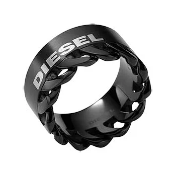 DIESEL 黑色佳人戒指 (美規10)