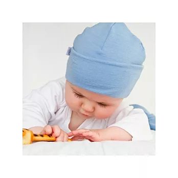 紐西蘭Baby Love Merino 美麗諾羊毛嬰兒包巾/隨身被巾禮盒-冰淇淋汽水(含帽子)