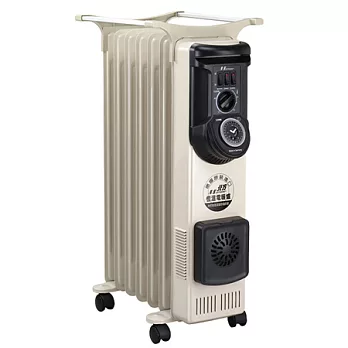 北方七葉片暖風恆溫電暖爐 NP-07ZL