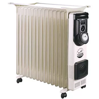 北方15葉片暖風恆溫電暖爐 NP-15ZL