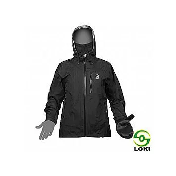 LOKI 男 EVENT 防水透氣外套(黑色)-L