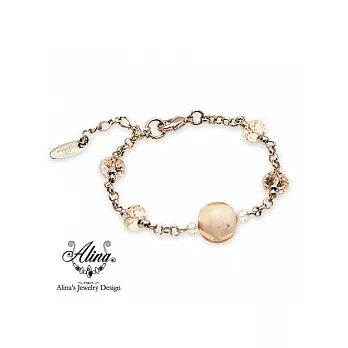 Alina -- 「華麗之舞」琉璃手鍊-粉紅