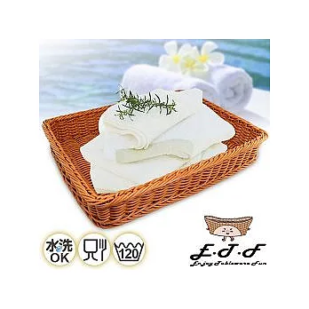 【伊藤發】手工編織仿粗籐歐式特大置物籃(咖啡)