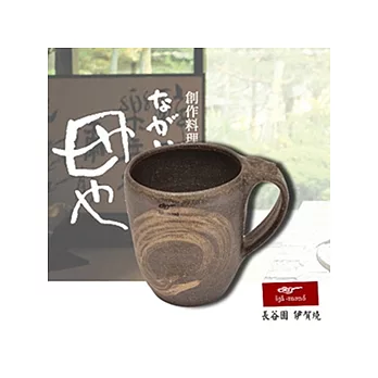 日本長谷園伊賀燒日式酒杯-刷毛目款(大)