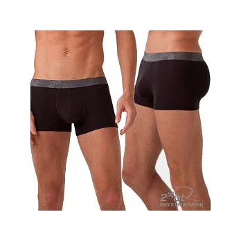 【2(x)ist】Modal雅痞風 合身四角褲(黑色)_S