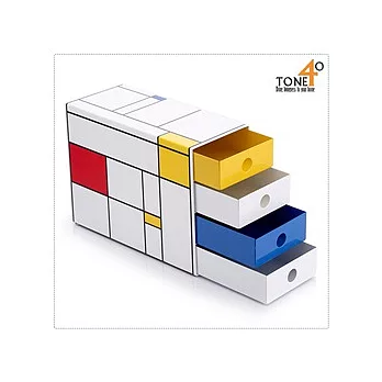 《Tone 40》藍黃系列酷樂盒(小物收納盒)