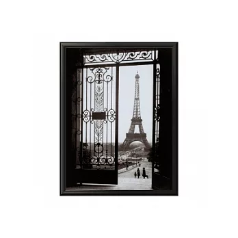 經典巴黎 1925年 窗外的艾菲爾鐵塔 掛畫