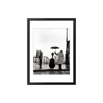 經典巴黎 藝術橋上的音樂家 掛畫