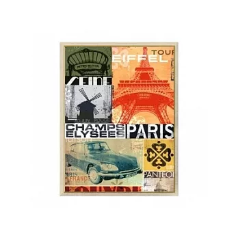 經典巴黎 巴黎印象 掛畫