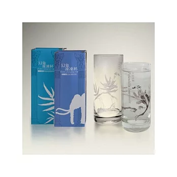 幻象凍凍杯 玉山金梅及玉山茀蕨變色冰杯