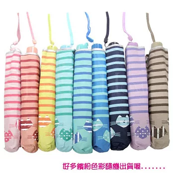 《昂貝拉》小花貓銀膠鋼筆傘2入8色隨機出貨