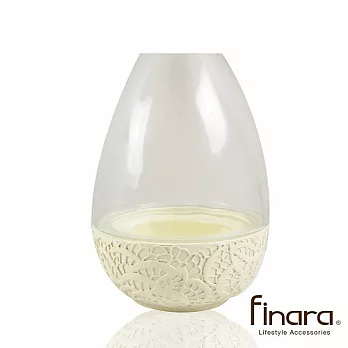 精品家飾/生活擺件-法國農莊-Poly玻璃罩花瓶、花器(大)