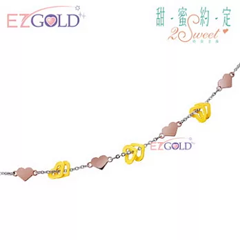 甜蜜約定金飾 ♥心情記事♥ 金加鋼手鍊