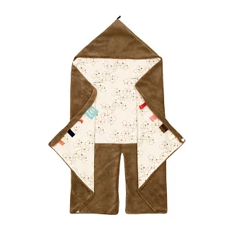 荷蘭Snoozebaby寶貝外出型便利包巾/ 棕色