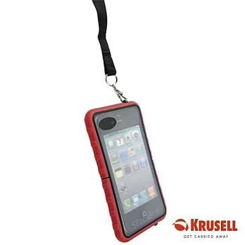 【瑞典KRUSELL】SEaLABox Waterproof Mobile Case XL 手機防水殼 IPX7/ 防雪防泥防塵防沙防水 for iPhone5紅色