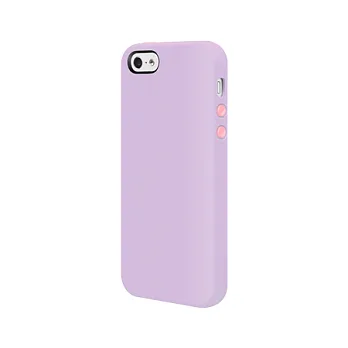 SwitchEasy Colors iPhone5彩色矽膠保護套 -淡紫