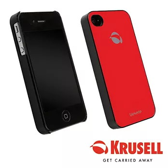 瑞典KRUSELL】GLASSCOVER 印花強化玻璃保護殼 For iPhone 5紅色
