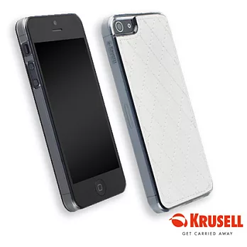 【瑞典KRUSELL】Avenyn UnderCover L Longfor iPhone5 時尚手機殼白色
