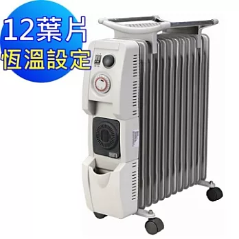 勳風 12 葉片恆溫陶瓷電暖爐HF-2112
