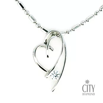 City Diamond『心晨之吻』K金項鍊