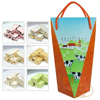 《糖蜜》綜合牛軋糖禮盒-牧場風 600g