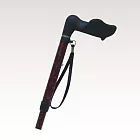 【樂銀】78T-1-3 日式碳纖折疊手杖-手掌型布面綠碎花